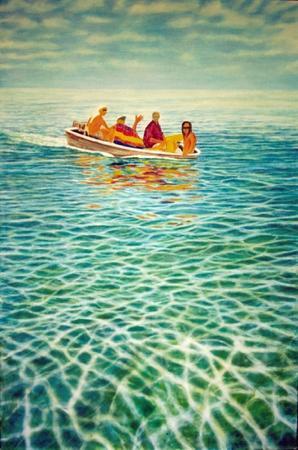 4 Men in a Boat - Image 1
