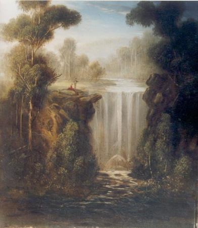 Couple by a Waterfall - Image 1