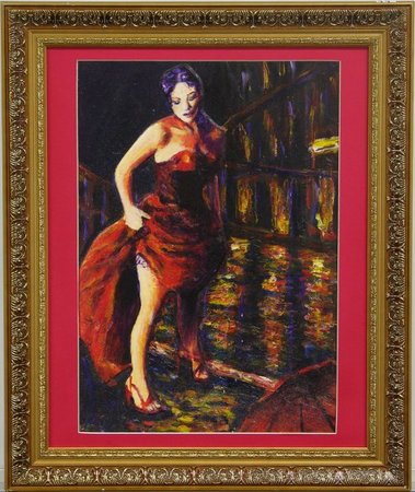 Woman in Red - Image 1
