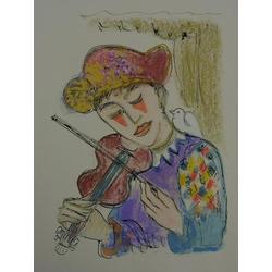 more on Clown with violin