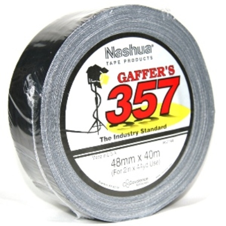 Gaffer Tape Nashua 357 Black 48mm x 40m - Image 1