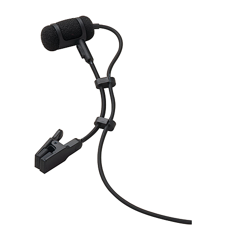 audio-technica  Cardioid Condenser Clip-on Instrument Microphone for A-T Wireless Systems - Image 1