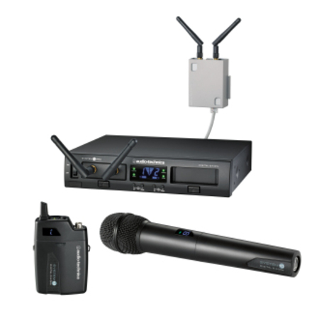 audio-technica  System 10 Pro  Lavalier Microphone plus Body Pack Transmitter Wireless Microphone System - Image 1