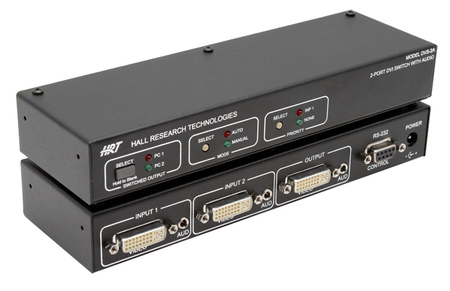 2 to 1 DVI+Audio Switch with RS232 Control - Image 1
