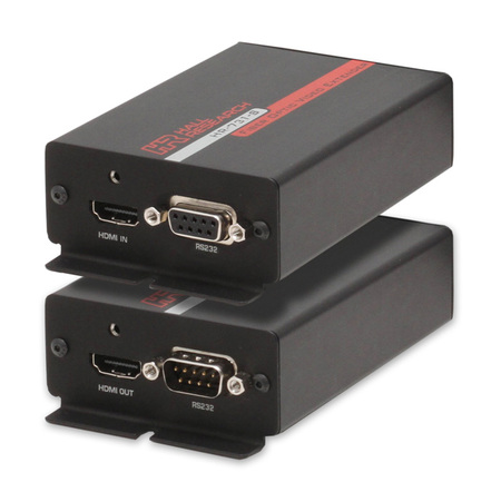 HDMI + RS-232 Fiber Optic Extender - Image 1