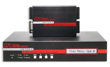 HDMI + VGA + Audio + RS232 over Fiber Extension Kit Sender + Receiver - Image 1