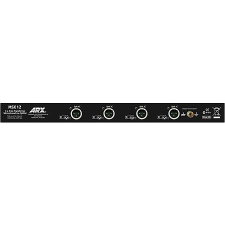 ARX  MSX 12   4 Channel Microphone-Line Splitter - Image 2