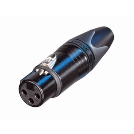 3pin Female Cable Connector - Black - Image 1