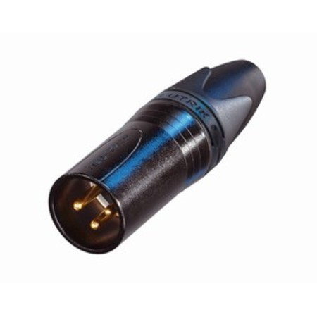 3pin Male Cable Connector - Black - Image 1