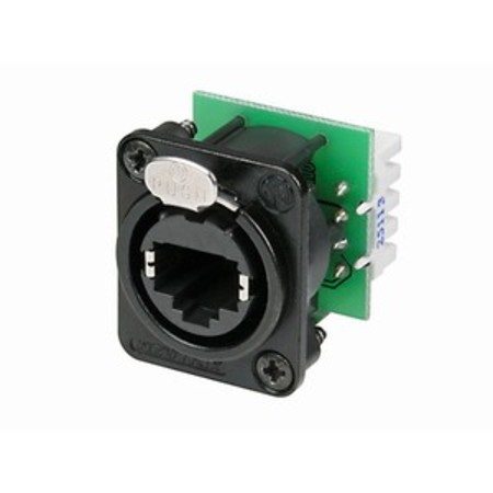 Ethercon Panel Connector Krone Punch Black - Image 1