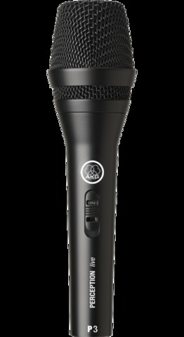 AKG  High Performance Dynamic Vocal Microphone with On-Off Switch - Image 1