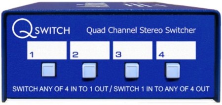 ARX  Audibox Quad Channel Stereo Switcher - Image 1