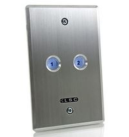 2 Button Wall Plate Remote for suits Redback and LDT Wallmount range - Image 1