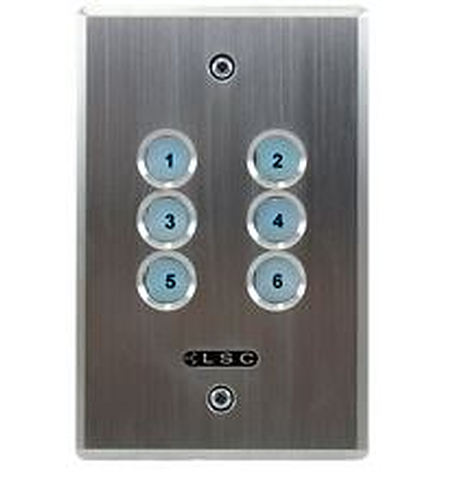 6 Button Wall Plate Remote for Redback and LDT Wallmount range - Image 1