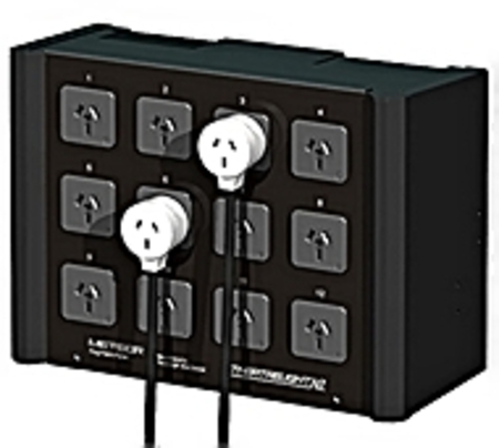METEOR by THEATRELIGHT 12 socket matching patch outlet box - Image 1
