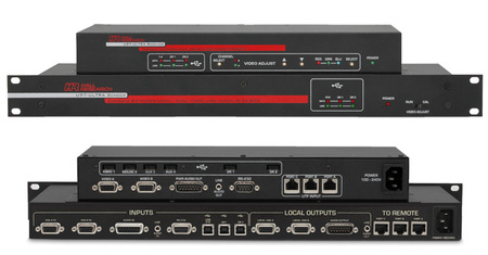 Dual VGA + Audio + RS232 + USB Console Extender Kit - Image 1