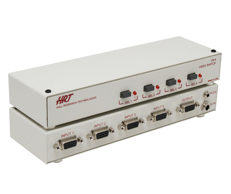 4 to 1 VGA Switch with RS232 Control - Image 1