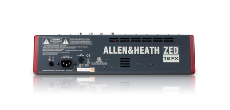 Allen and Heath  ZED-12FX 6 Mic-Line Inputs 3 Stereo Inputs 3 Aux 1 FX Send On Board FX - Image 3