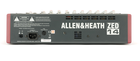 Allen and Heath  ZED-14 6 Mic-Line Inputs 4 Stereo Inputs 4 Auxes - Image 2