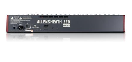 Allen and Heath  ZED-22FX 16 Mic-Line Inputs 3 Stereo Inputs 3 Aux 1 FX Send On Board FX - Image 3