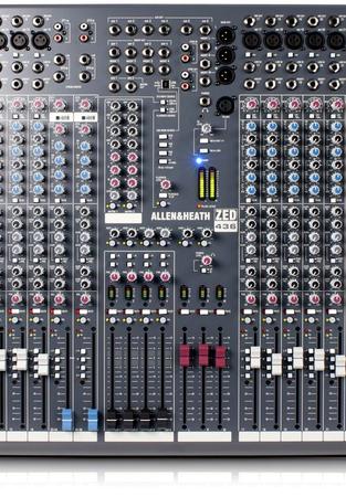 Allen and Heath  ZED-436 32 Mic-Line Inputs 2 Dual Stereo Inputs 6 Auxes 4 Sub-Groups - Image 2