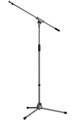 more on Microphone Floor Stand with Folding Legs and Single Section Boom Arm Soft Touch