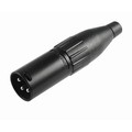 more on 3 Pin Male XLR Cable Connector Black Shell