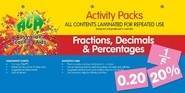 more on Fractions, Decimals and Percentages