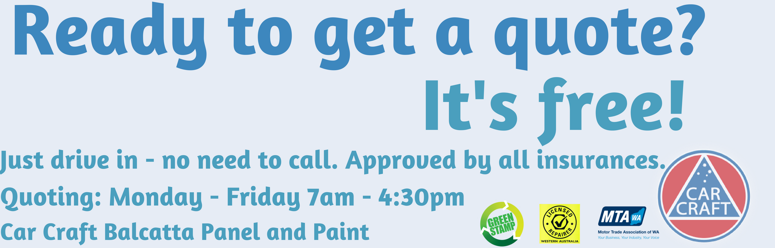 Free Quotes at Balcatta Panel and Paint 