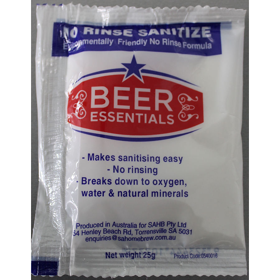 Beer Essentials No Rinse Sanitizer 25G - Image 1