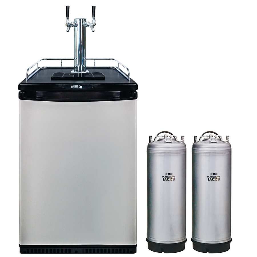 KEGERATOR and ASSEMBLY, NEW 19 LITRE KEGS