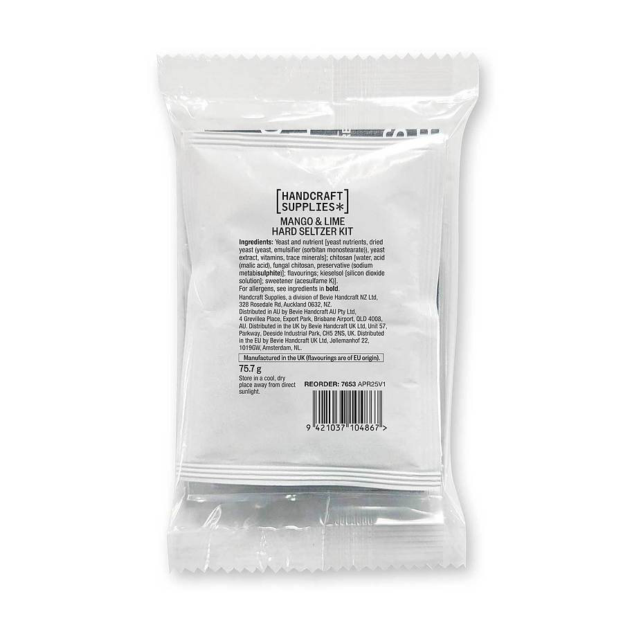 Hard Seltzer Mango and Lime Ingredient Pack - Image 1