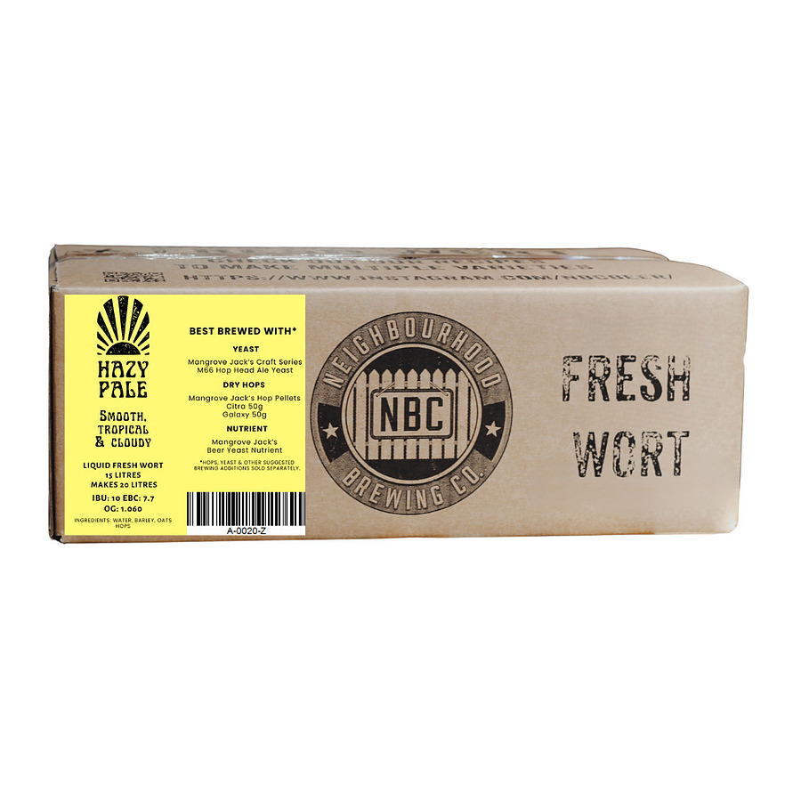 NBC Hazy Pale Ale Wort Kit plus Suggested Recipe Kit - Image 1