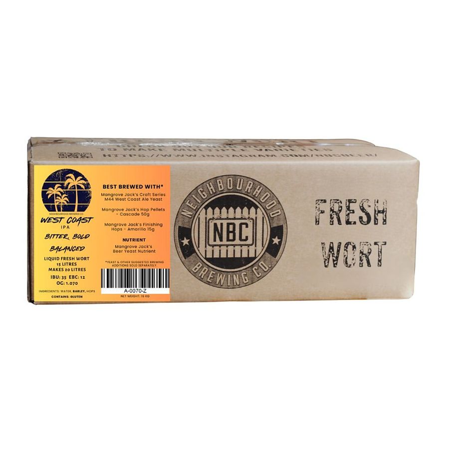 NBC Premium Limited Edition West Coast IPA Fresh Wort Kit - Image 1