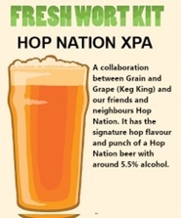 80036 Hop Nation XPA Fresh Wort Kit 16.5 Litres - Image 1