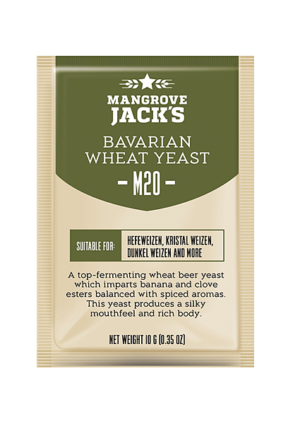 Mangrove Jacks M20 Bavarian Wheat - Craft Series Yeast - 10G - Image 1