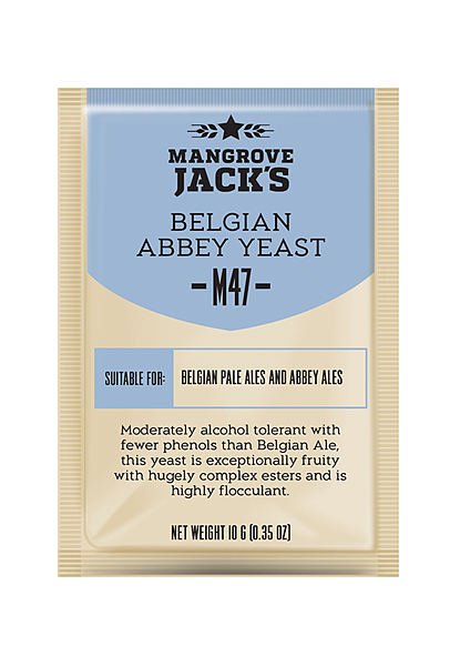 Mangrove Jacks M47 Belgian Abbey - Craft Series Yeast - 10G - Image 1