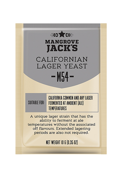 Mangrove Jacks M54 Californian Lager - Craft Series Yeast - 10G - Image 1