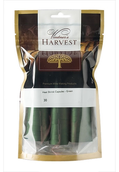 Vintners Harvest Heat Seal Capsules - Dark Green 30Pk - Image 1