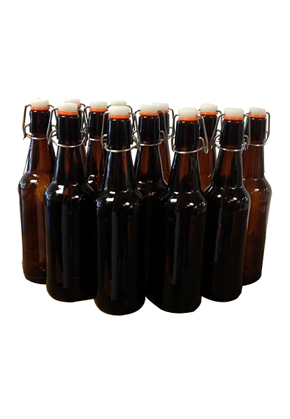 Amber Grolsch Type Flip Top Bottles 750ML Carton 12 - Image 1