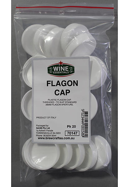 Flagon Cap - Plastic 20Pk - Image 1