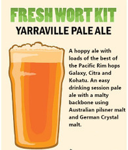 Yarraville Pale Ale Fresh Wort Kit 16.5 Litres - Image 1