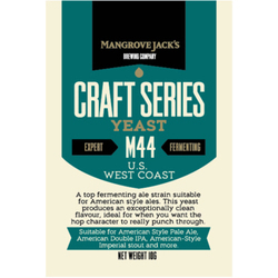 more on Mangrove Jacks M44 U.S. West Coast - Craft Series Yeast - 10G