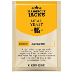 more on Mangrove Jacks M05 Mead - Craft Series Yeast - 10G