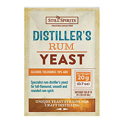 more on Distillers Rum Yeast 20g