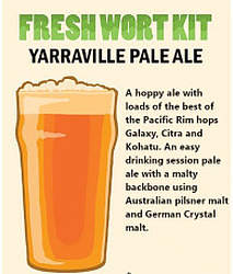 more on Yarraville Pale Ale Fresh Wort Kit 16.5 Litres