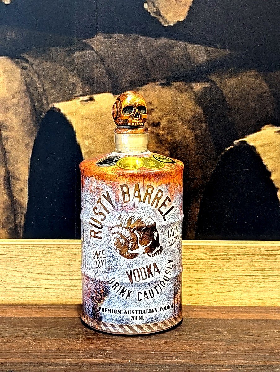 Rusty Barrel Vodka 700ml, Vodka, Spirits. Perth Bottle Shop Online Orders. Local Delivery.