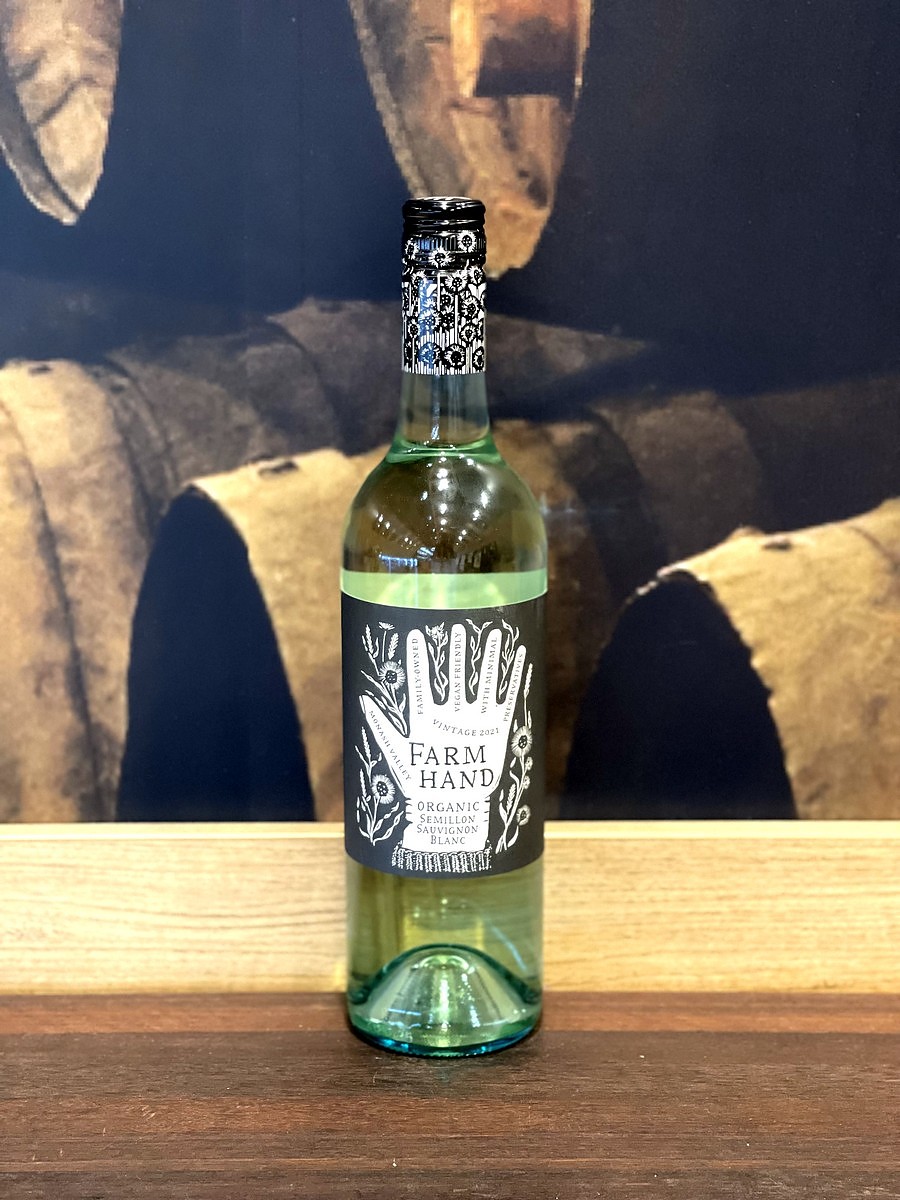 Farm Hand Organic SSB 750ml, White Wines. Perth Bottle Shop Online Orders. Local Delivery.