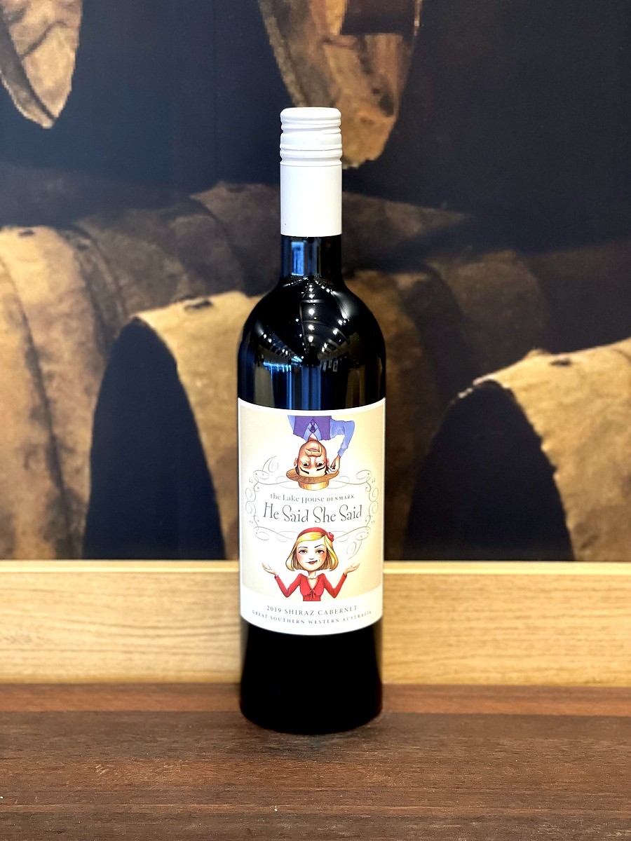 He Said She Said Shiraz Cab 750ml, Red Blends, Red Wines. Perth Bottle