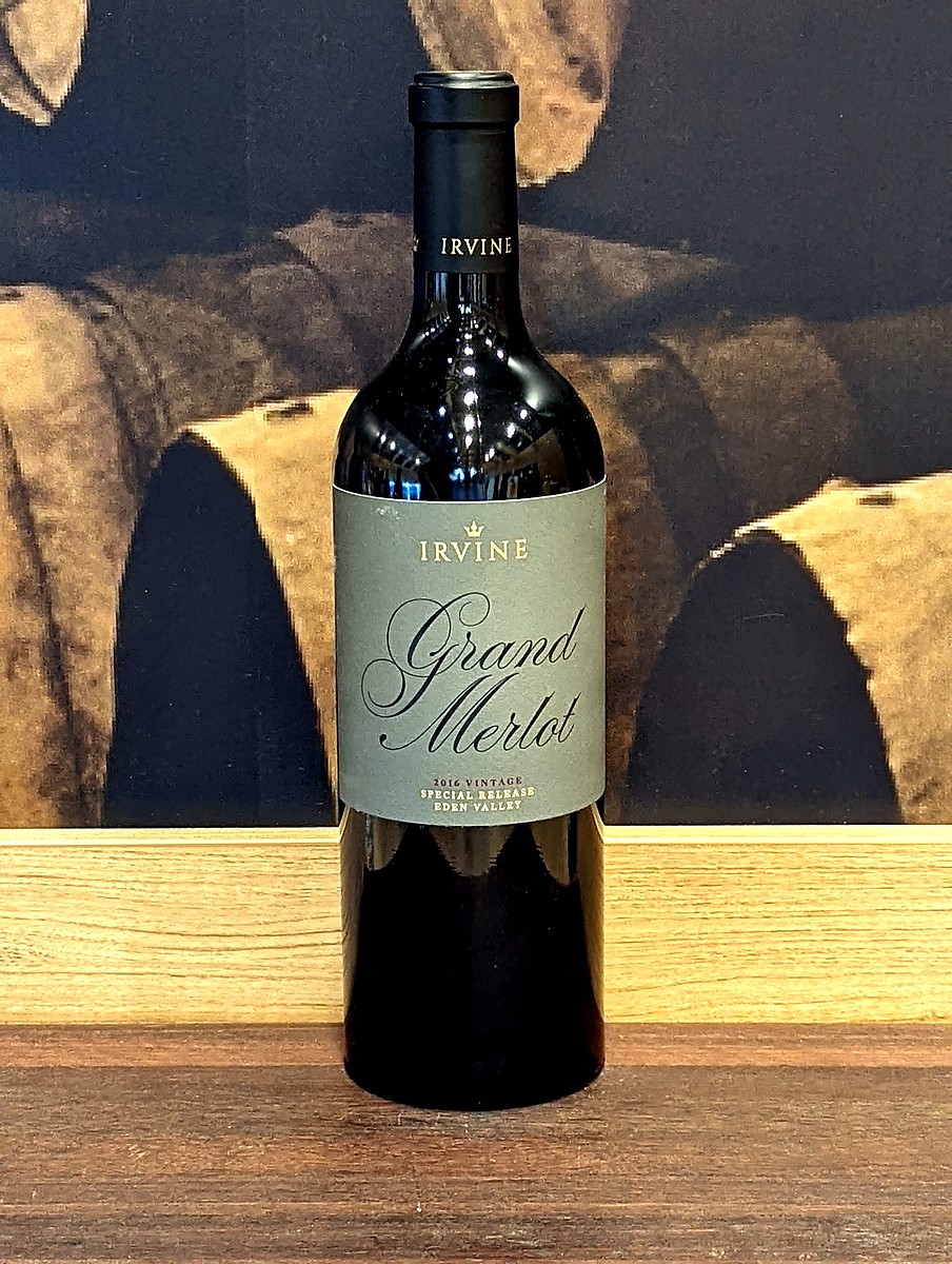 Irvine Grand Merlot 750ml, Merlot, Red Wines. Perth Bottle Shop Online Orders. Local Delivery.